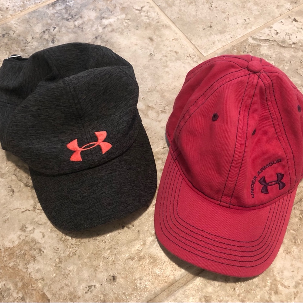 Two Women’s Under Armour Hats